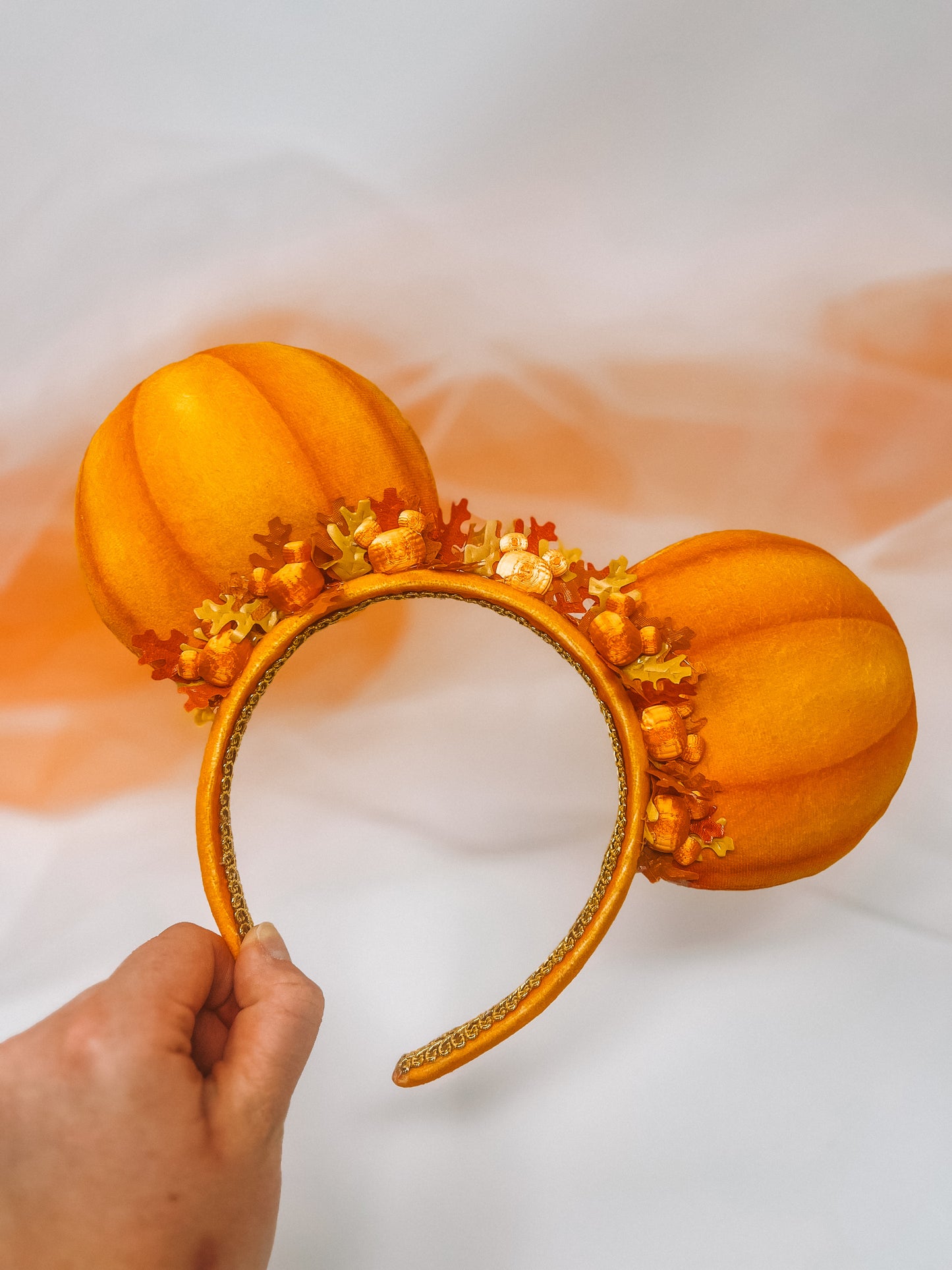 Mouse Pumpkin Wreath Ears