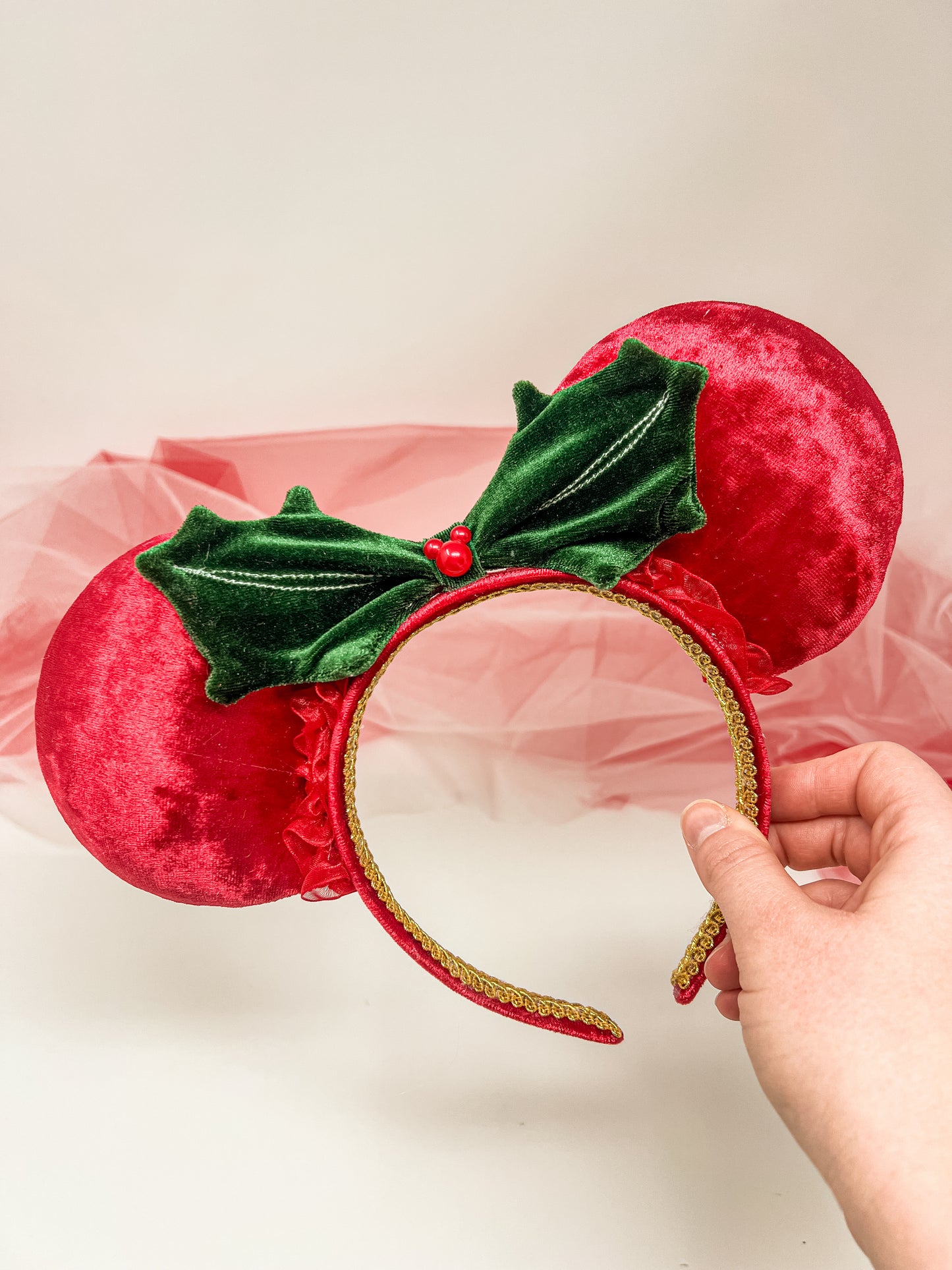 Holly Christmas Ears