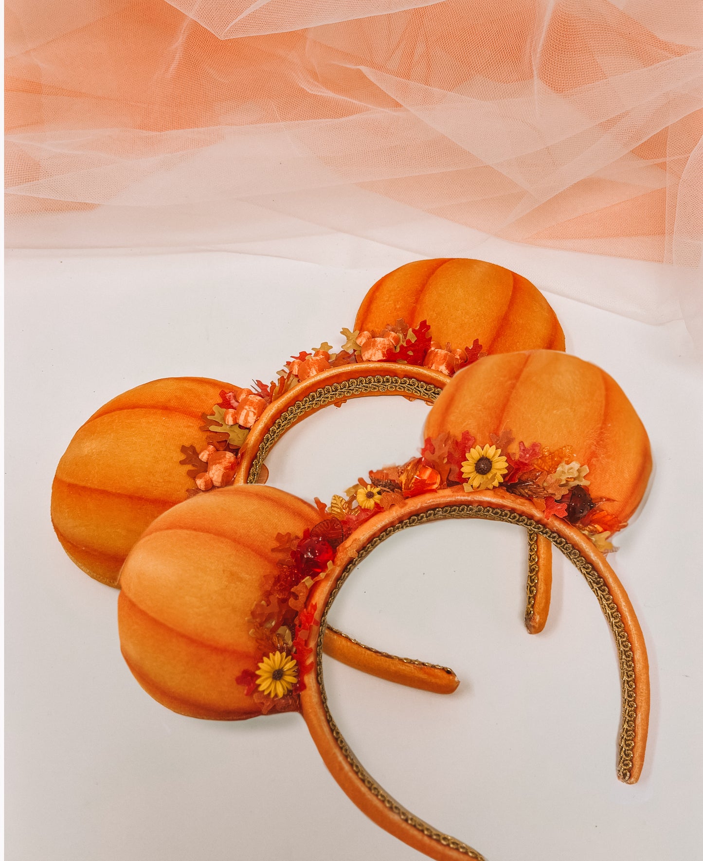 Mouse Pumpkin Wreath Ears