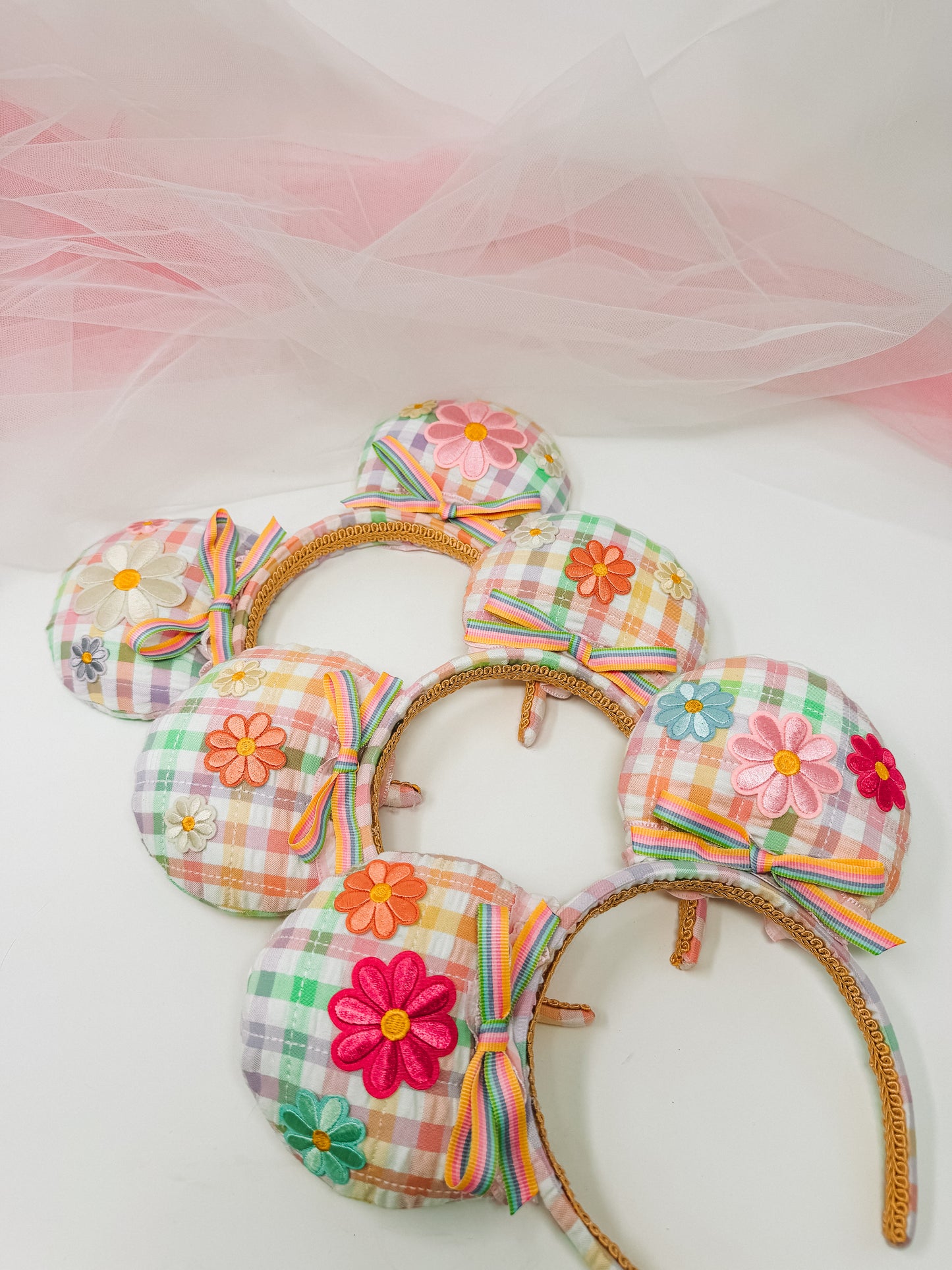 Quilted Flower Ears
